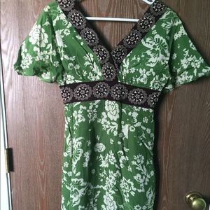 Kimono style floral dress